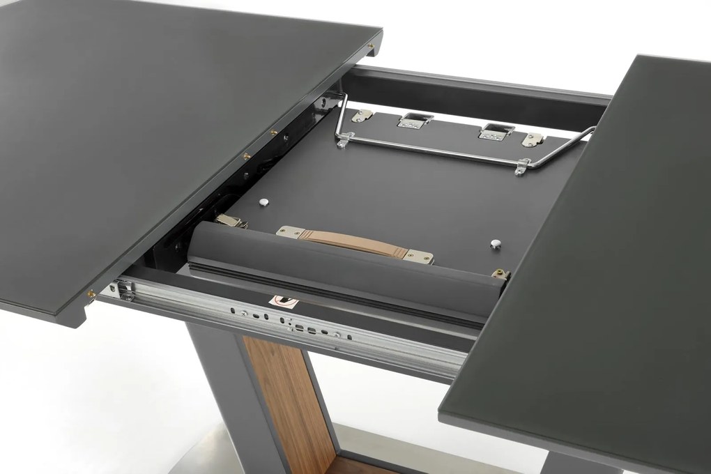 Rozkładany stół do jadalni Bilotti antracyt