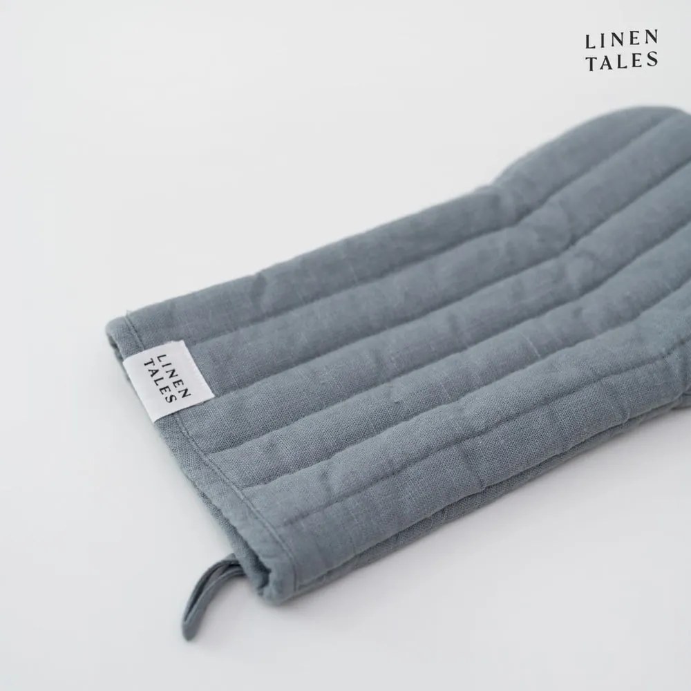 Lniana rękawica kuchenna Blue Fog – Linen Tales