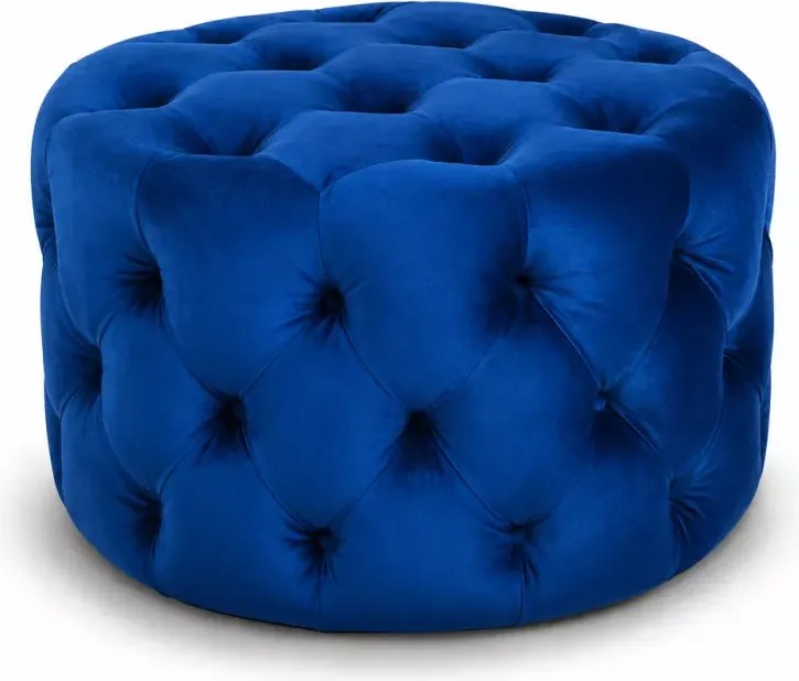 Tapicerowana pufa pikowana Chesterfield Moet