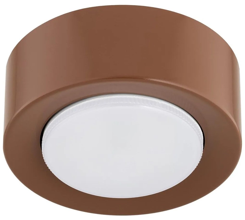 Argon 8916 - Oprawa sufitowa ELORA 1xGX53/7W/230V śr. 11 cm terakotowa