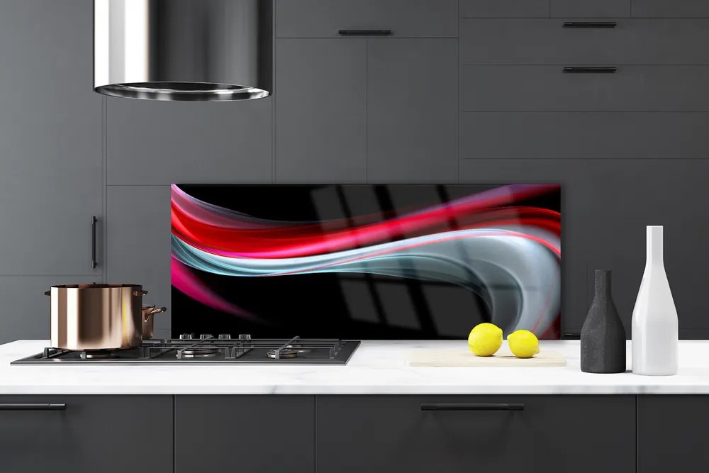 Szkło do Kuchni na Ścianę Minimalistyczny Wzór Abstrakcyjny