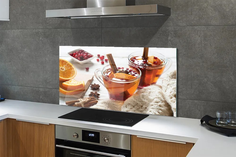 Panel nad Blat Kuchenny Zimowa Herbata w Kubku