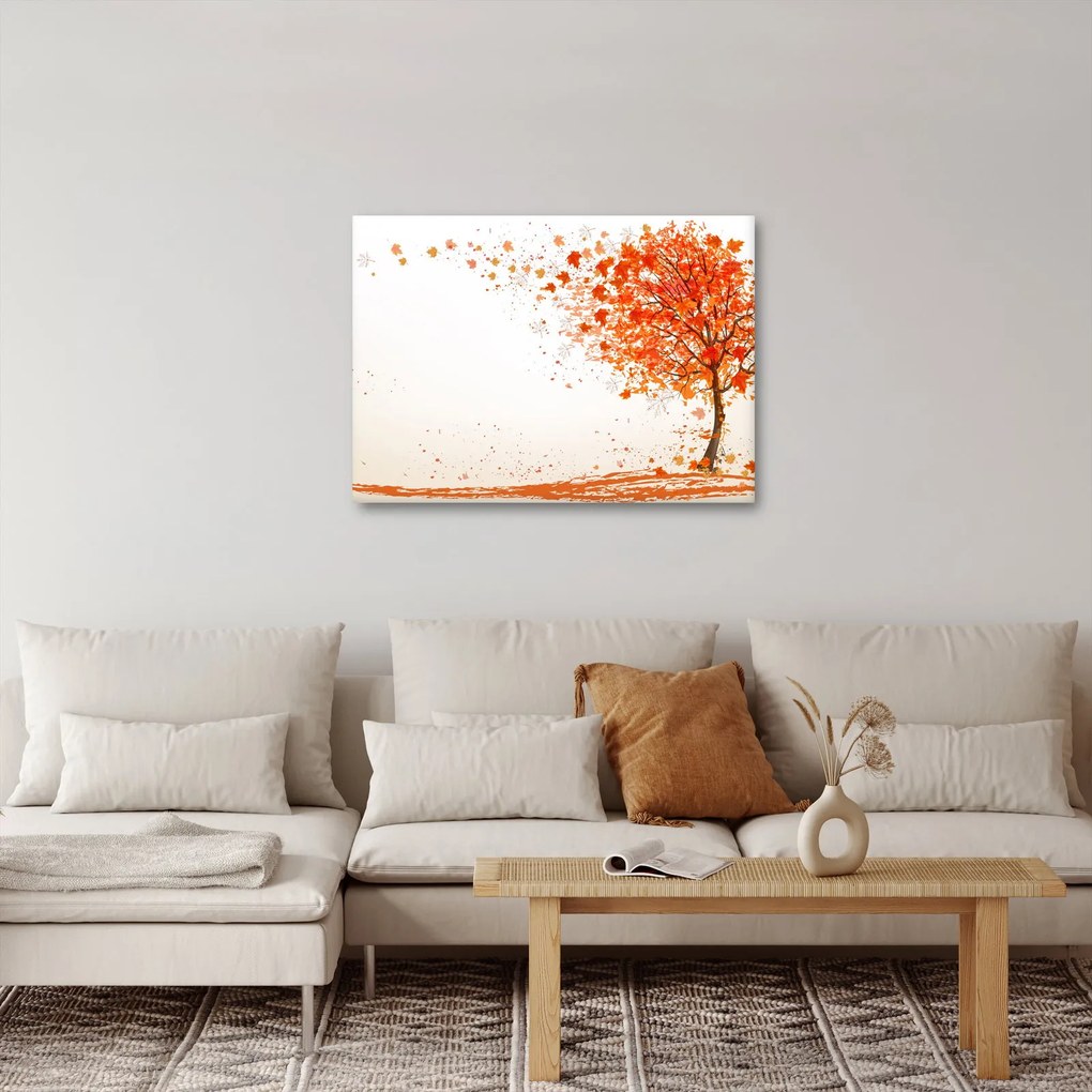 Obraz - Drzewo na wietrze (70x50 cm)
