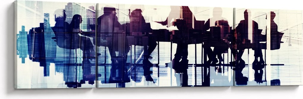 Obraz muzyków (170x50 cm)