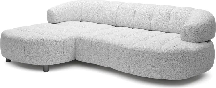 Narożnik VELPA S z elektryczną regulacją siedziska Lewostronny wolnostojący w tkaninie PUENTE 80 WERSAL