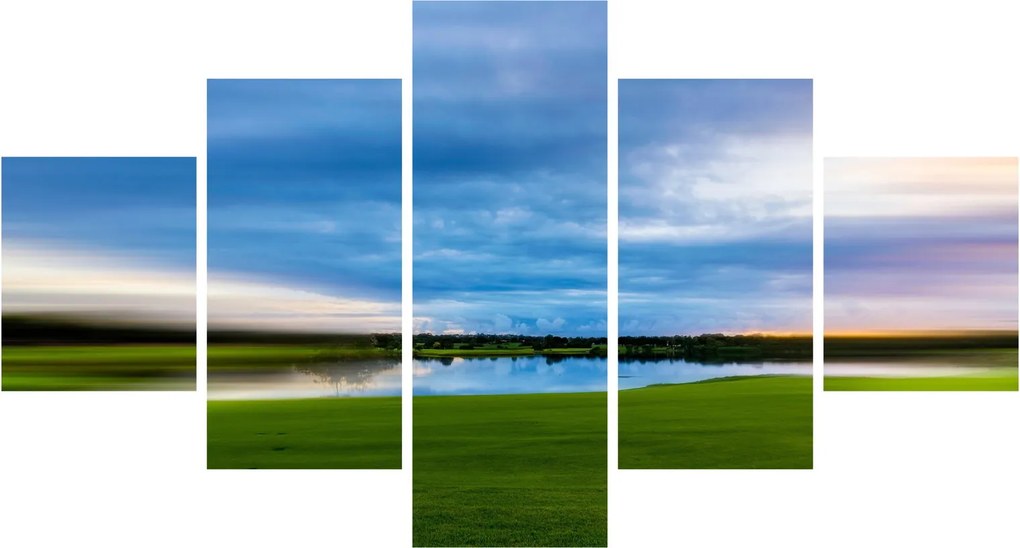 Obraz łąki (125x70 cm)
