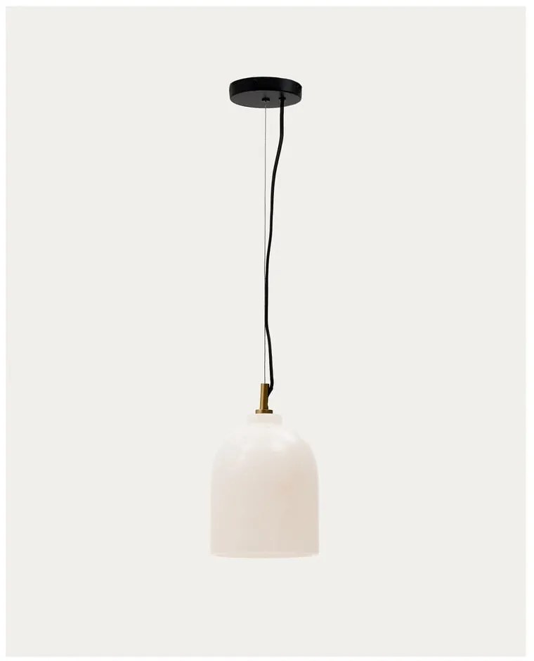Lampa wisząca w kolorze kości słoniowej ø 15 cm Shenli – Kave Home