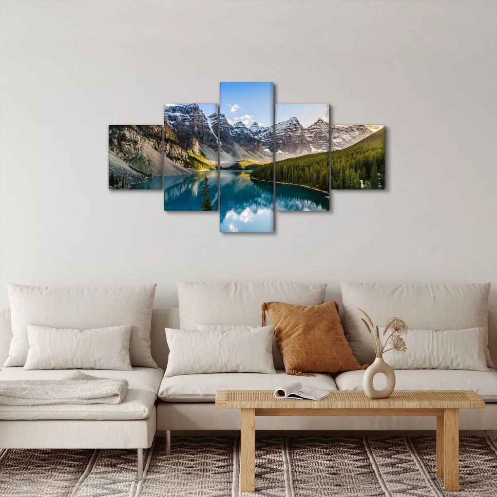 Obraz - Kanada, Park Narodowy Banff, Jezioro Moraine (125x70 cm)
