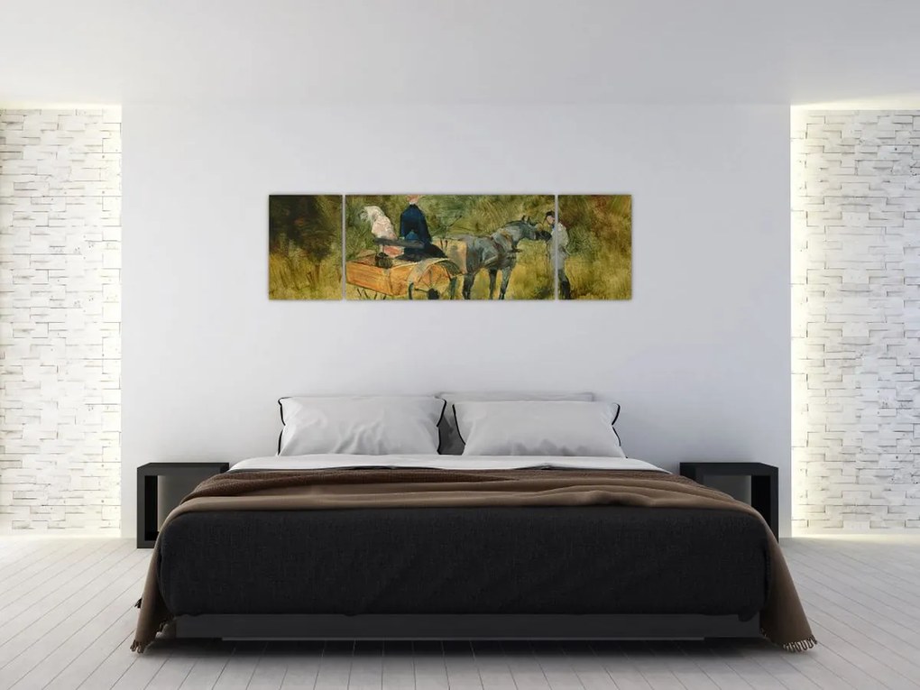 Obraz - Henri de Toulouse-Lautrec, The Trap, reprodukcje (170x50 cm)