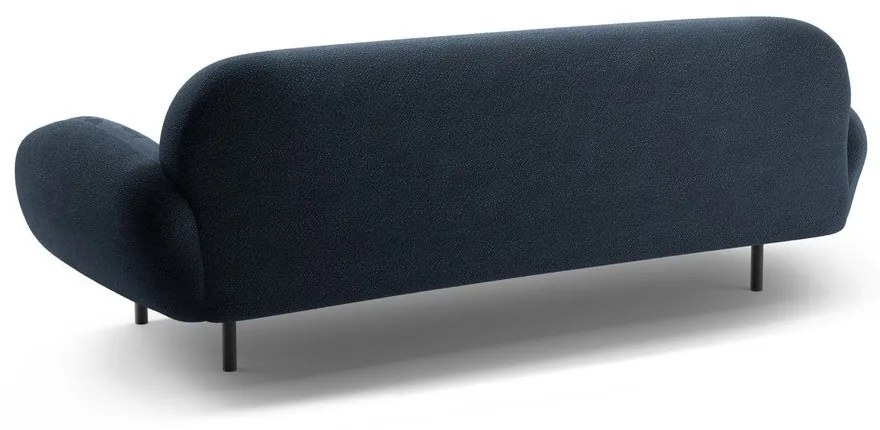 Ciemnoniebieska sofa z materiału bouclé 208 cm Poppy – Micadoni