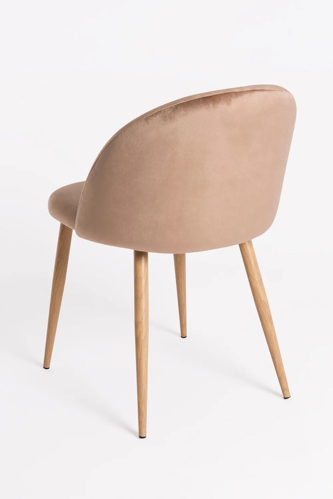 Zestaw 4 Krzese Vint Aksamitne