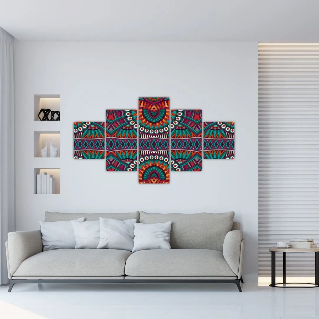 Obraz abstrakcji ozdobnej (125x70 cm)