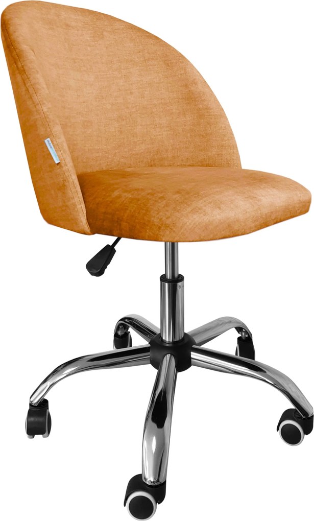 Fotel obrotowy COLIN krzesło biurowe fotel ergonomiczny do biurka : Kolor Stelaża - Chrom, Kolor tkaniny - VOGUE - VOGUE 9, Typ siedziska - Siedzisko obrotowe 360°, Typ tkaniny - Vogue