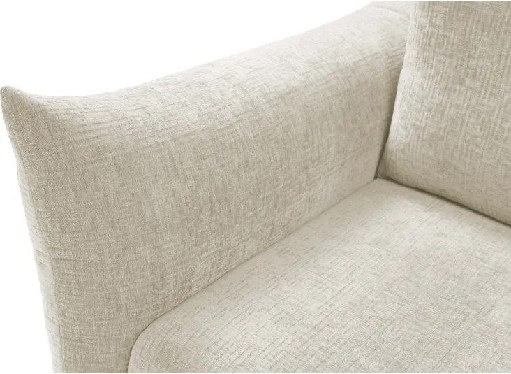 Sofa ADEL z funkcja spania i pojemnikiem ECRU OVER THE HORIZON 03