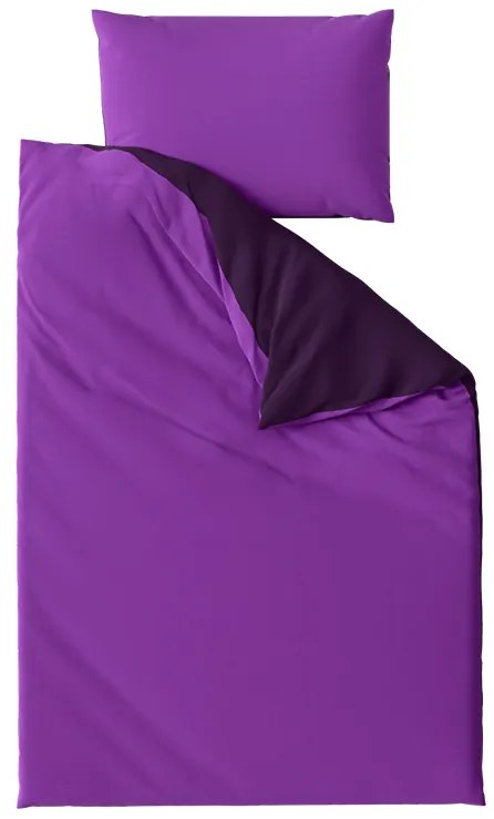PrzytulneMieszkanie.pl PrzytulneMieszkanie.pl Bawełniana pościel VIOLETTA fioletowa Rozmiar pościeli: 70 x 90 cm | 140 x 200 cm