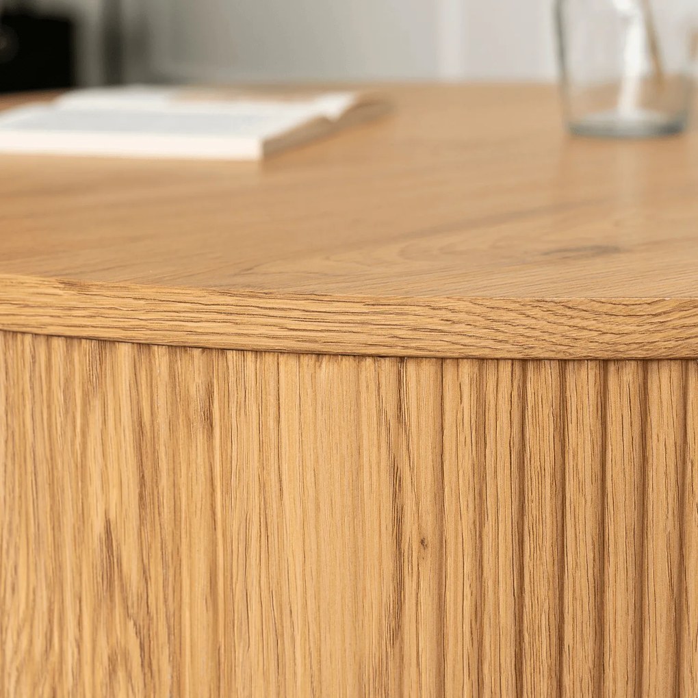 Stolik Kawowy CLOVER MAX 80 cm Dąb Nowoczesny Loft