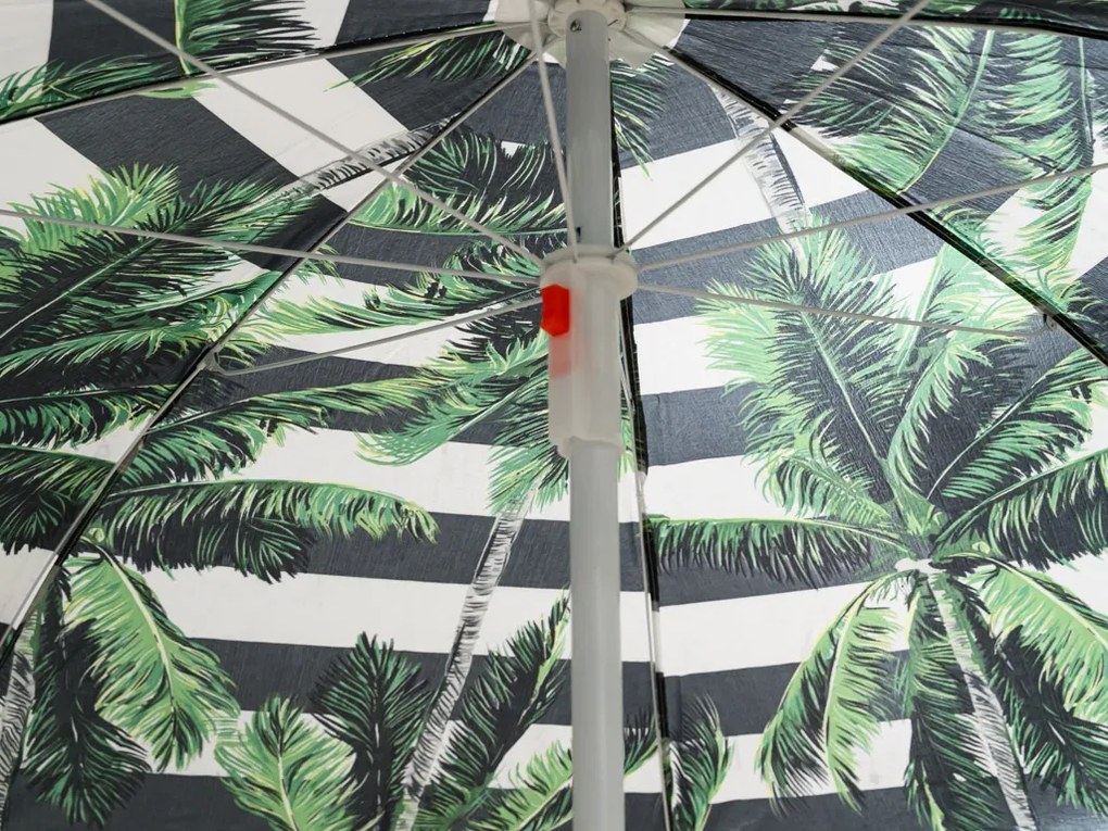 Parasol PALMA 180 cm, czarno-biały