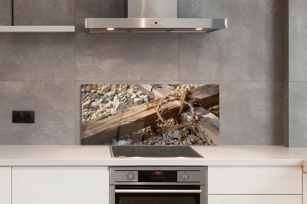 Szklany Panel Krzyż, Skały i Ciernie