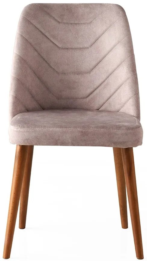 Zestaw krzeseł do jadalni Dallas Pink, 4 szt.