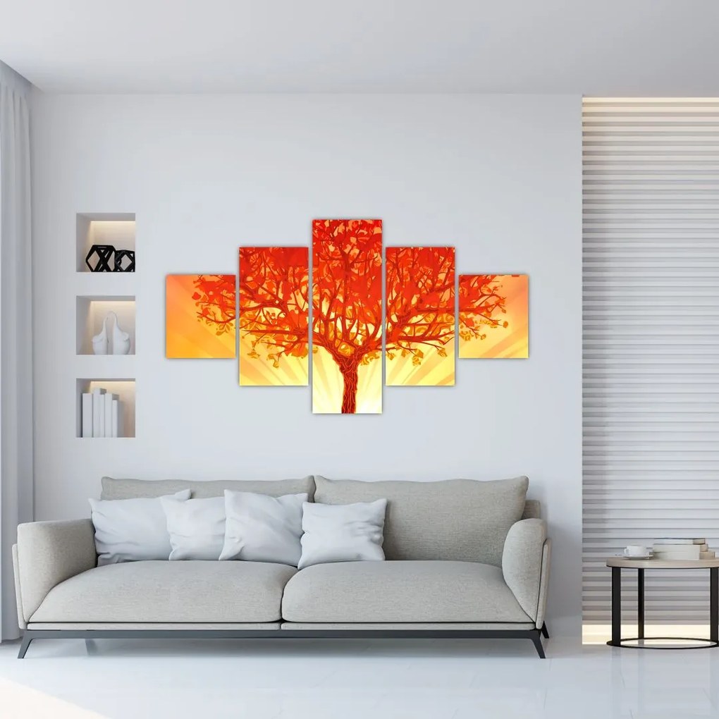 Obraz - Drzewo w słońcu (125x70 cm)