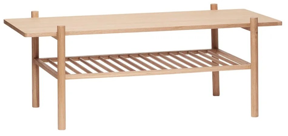 Stolik w dekorze dębu 57x120 cm Acorn – Hübsch