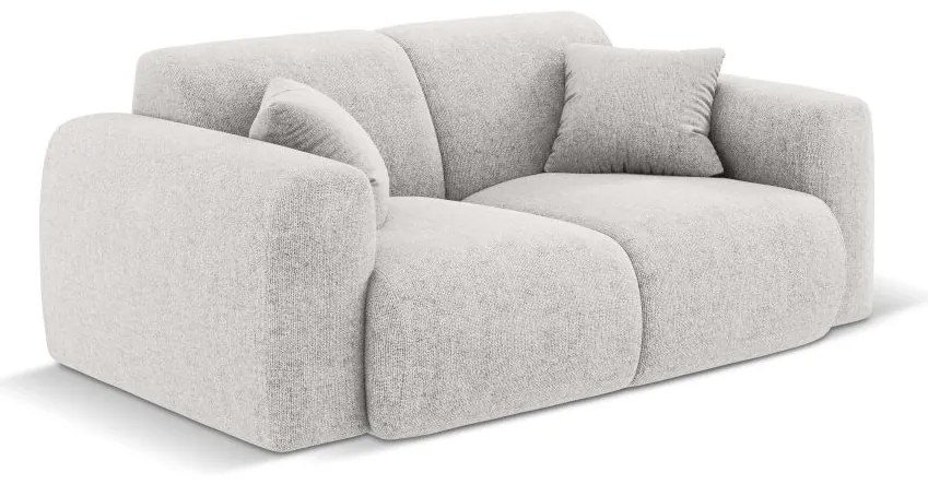 Sofa Theo 2-osobowa - tkanina Chenille - Jasny Szary Maison Heritage