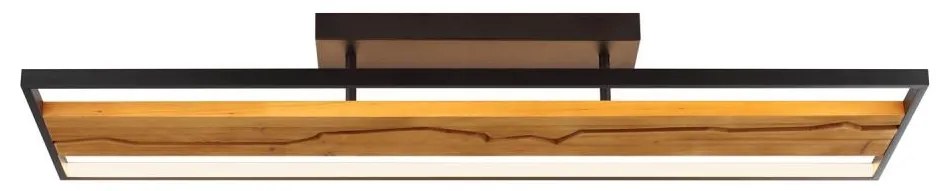 Brilliant - ściemnialna oprawa sufitowa LED THUNDER LED/42W/230V 3000K czarna/brązowa