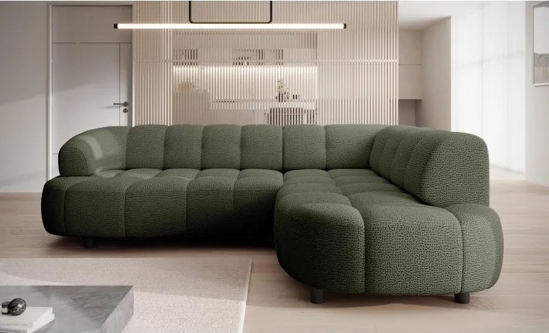 Narożnik VELPA L z elektryczną regulacją siedziska Prawostronny w tkaninie JAGUAR 12 WERSAL