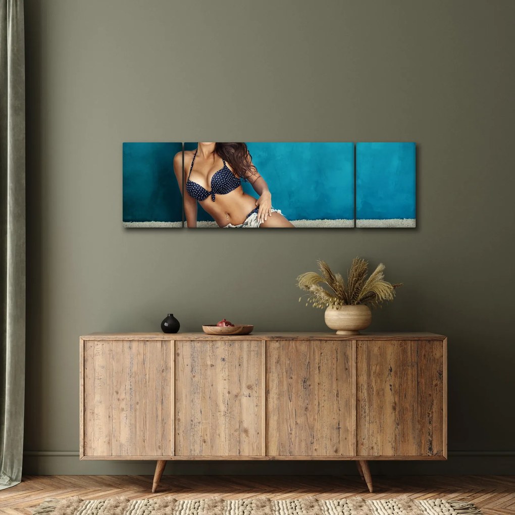 Obraz - Pozowanie kobiet (170x50 cm)