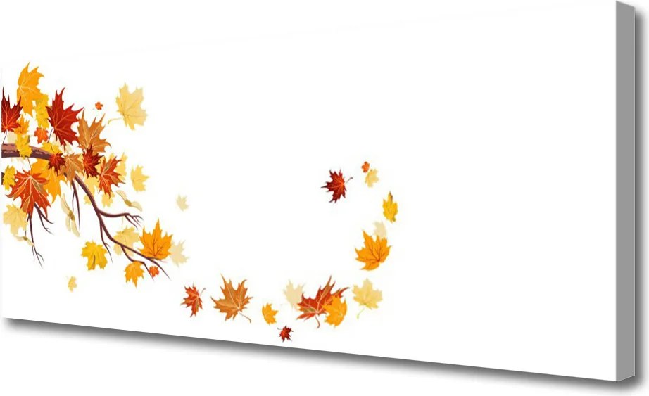 Zdjęcie na płótnie Złote Liście w Stylu Art Deco