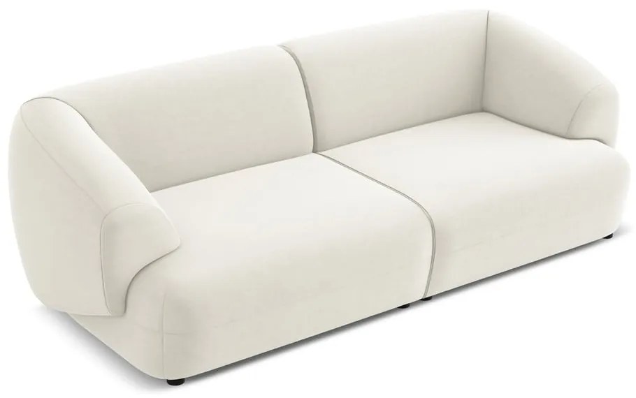 Biała aksamitna sofa 232 cm Moana – Makamii