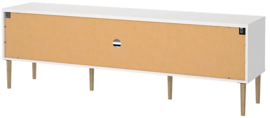 Biała szafka pod TV 177x57 cm Media – Tvilum