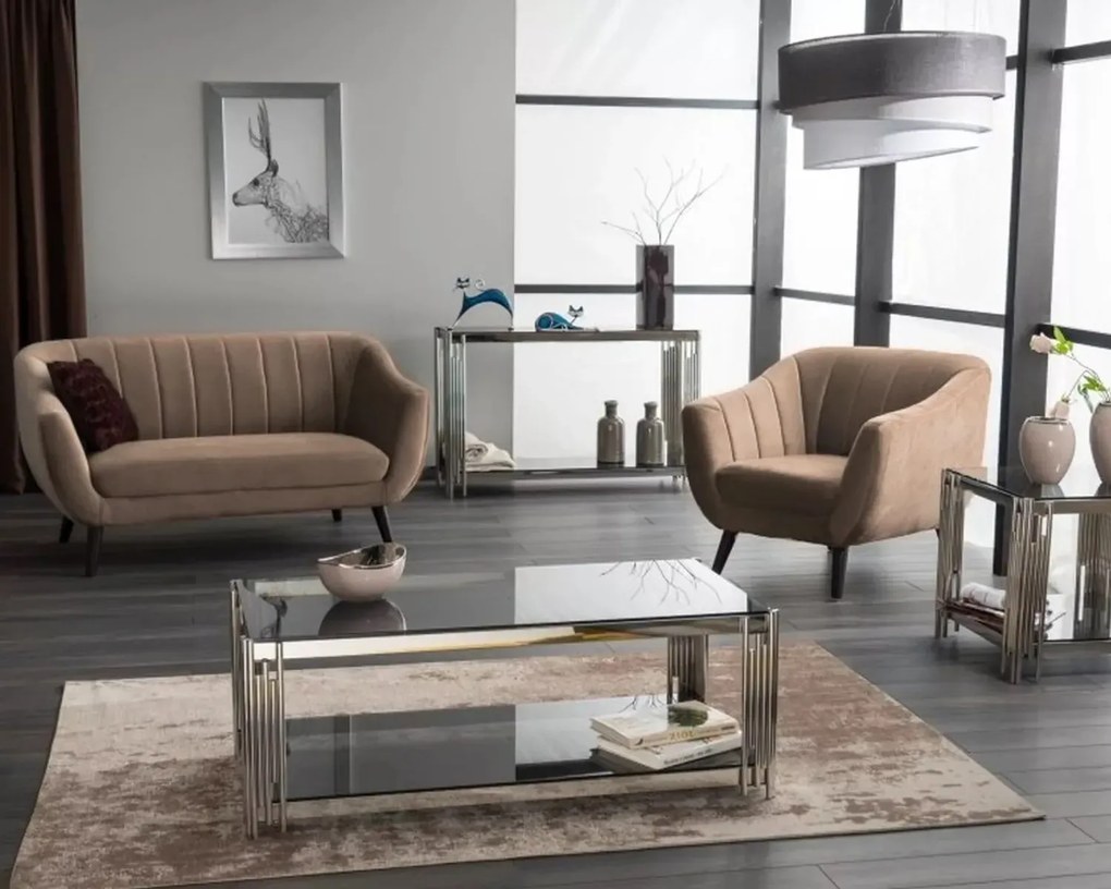 Sofa ELITE 2 VELVET beżowa SIGNAL