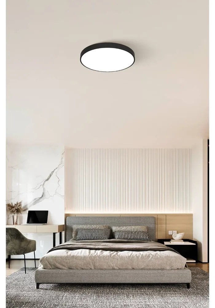 Czarna lampa sufitowa LED ZUBIETA-A – EGLO