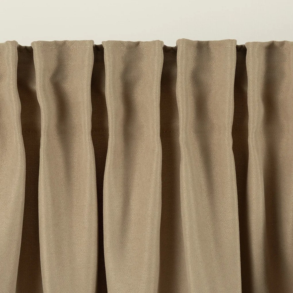 Zasłona na taśmie marszczącej kaszmirowa aksamitna 140 x 280 cm 1 szt.