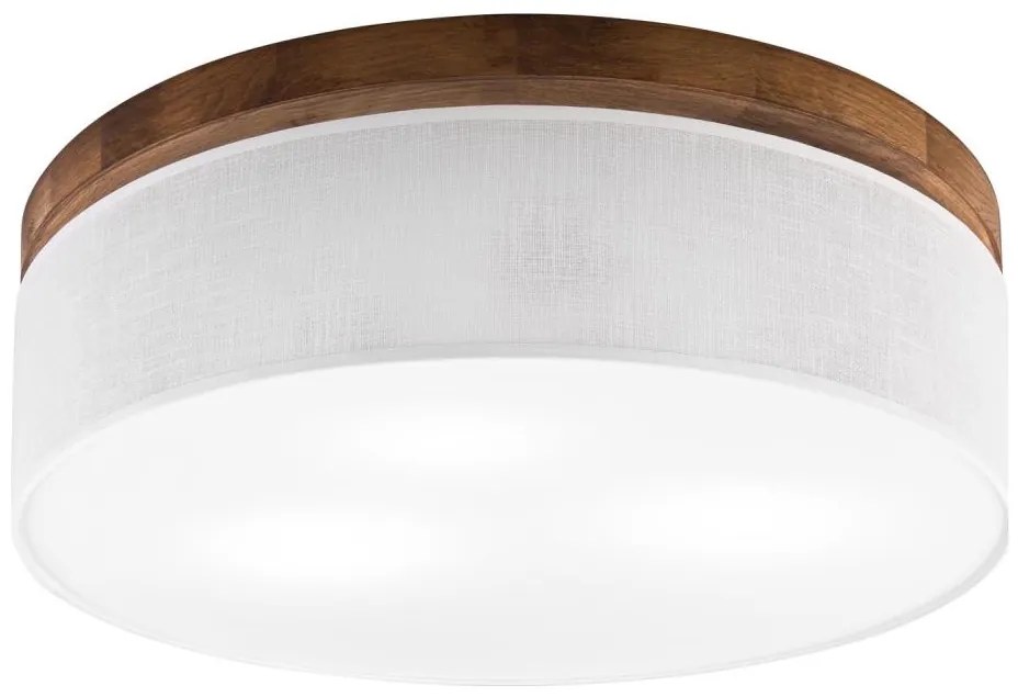 Brilagi - LED Plafon BELLADONNA 3xE27/15W/230V śr. 50 cm biały/dąb wiśnia