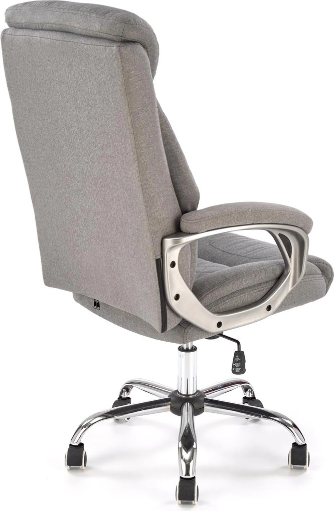 Szary fotel gabinetowy Helder 2 Halmar