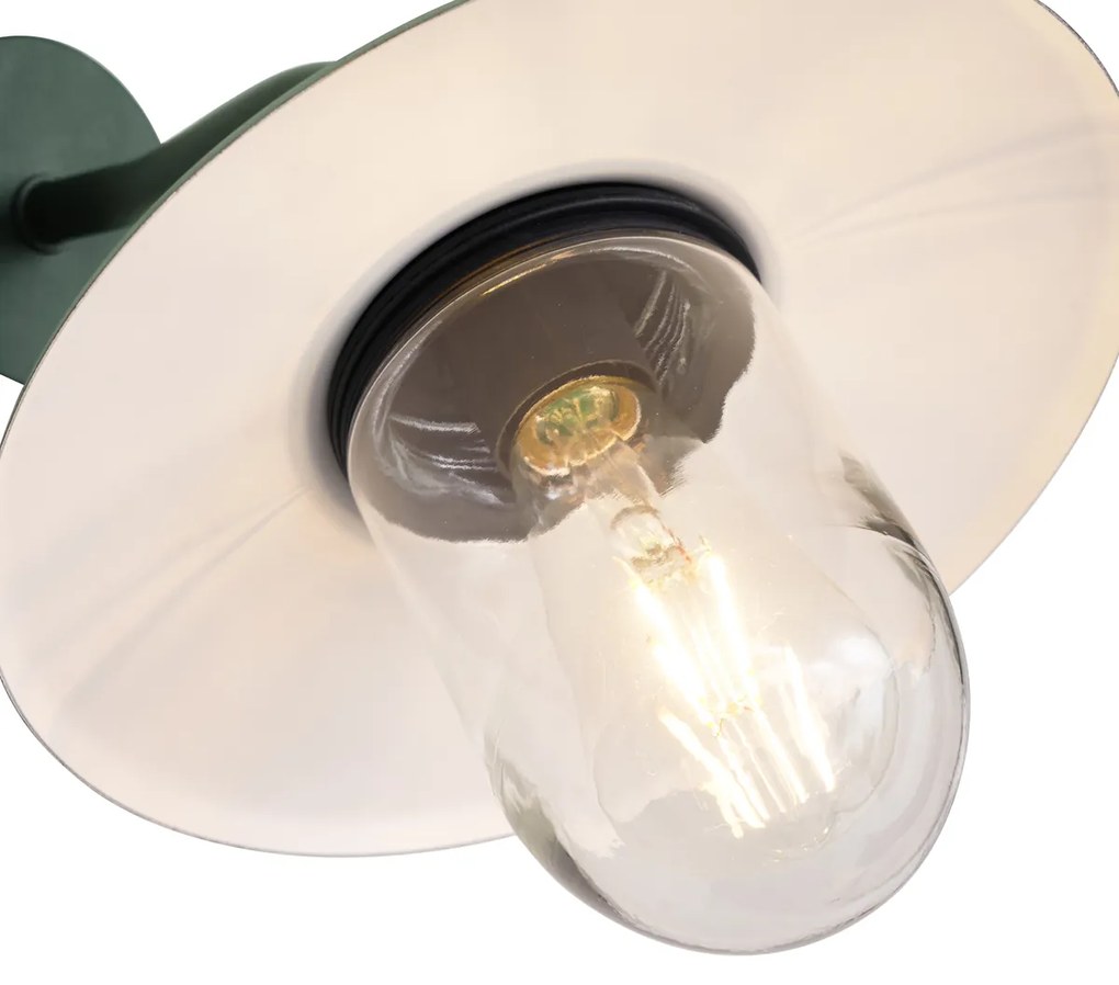 Zewnetrzna Zewnętrzna lampa ścienna ciemnozielona IP44 - MunichPrzemysłowy Oswietlenie zewnetrzne