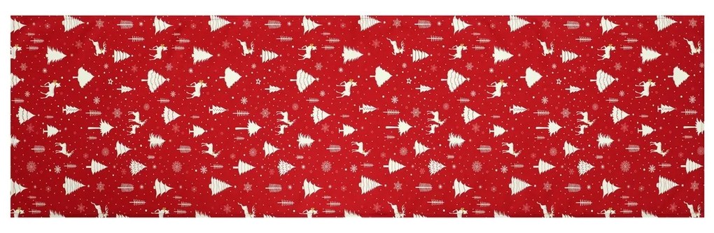 Świąteczny bieżnik Boże Narodzenie 40 x 150 cm,czerwony