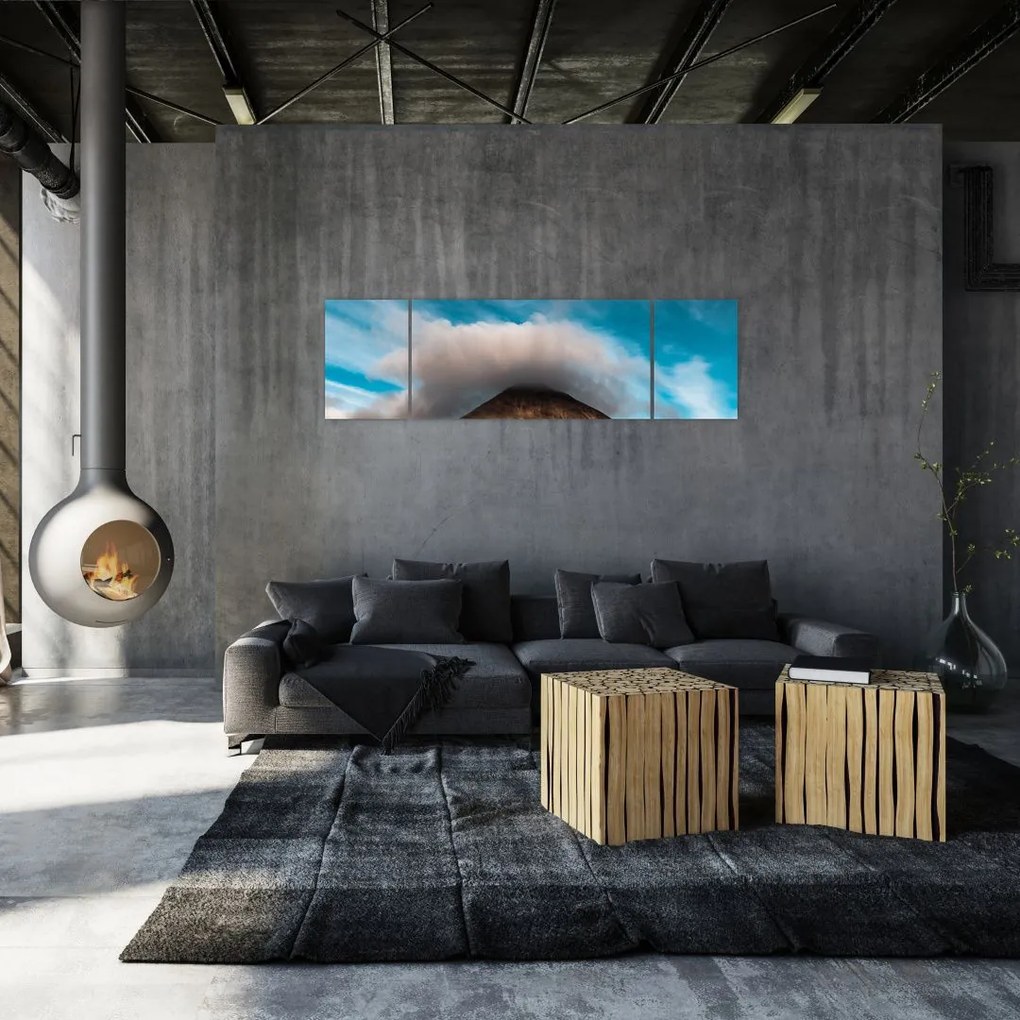 Obraz - Chmura nad szczytem (170x50 cm)