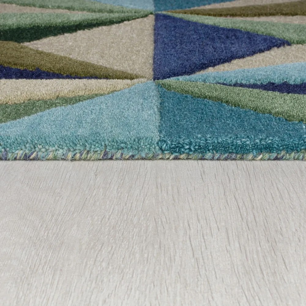 Niebieski wełniany dywan 120x170 cm Reverie – Flair Rugs