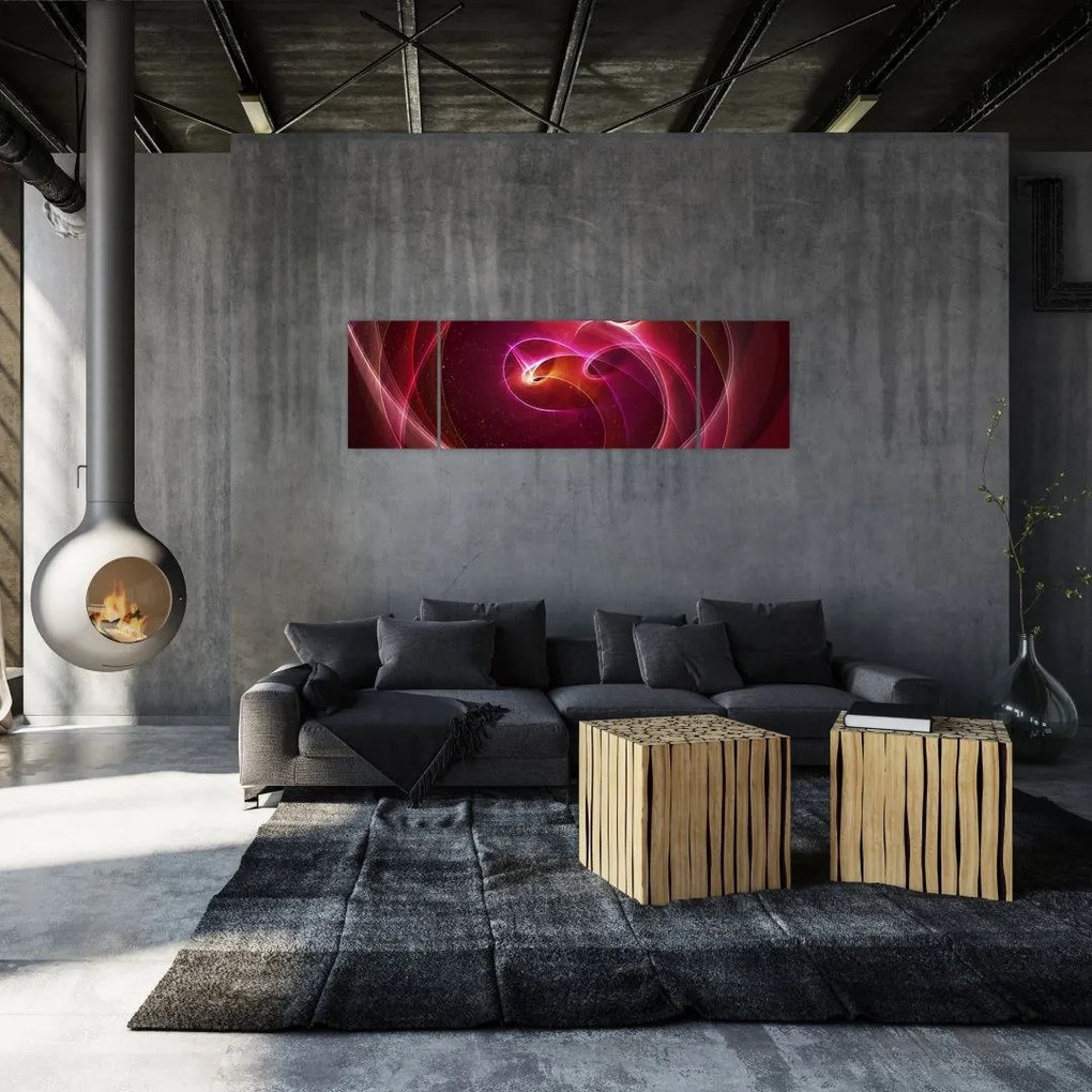 Obraz - jasne linie (170x50 cm)