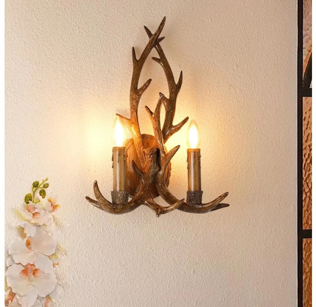 Brilagi - Kinkiet DEER 2xE14/10W/230V poroże