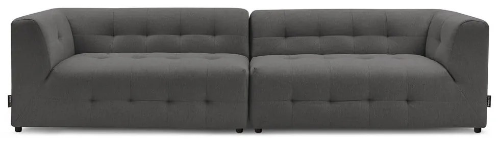 Ciemnoszara sofa 324 cm Kleber – Bobochic Paris