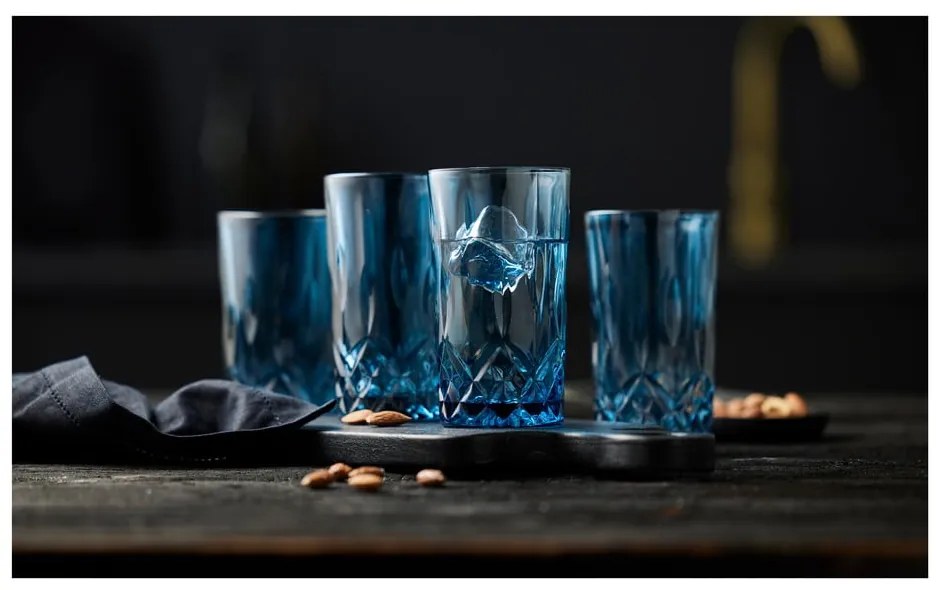Szklanki zestaw 4 szt. 380 ml Highball Sorrento – Lyngby Glas