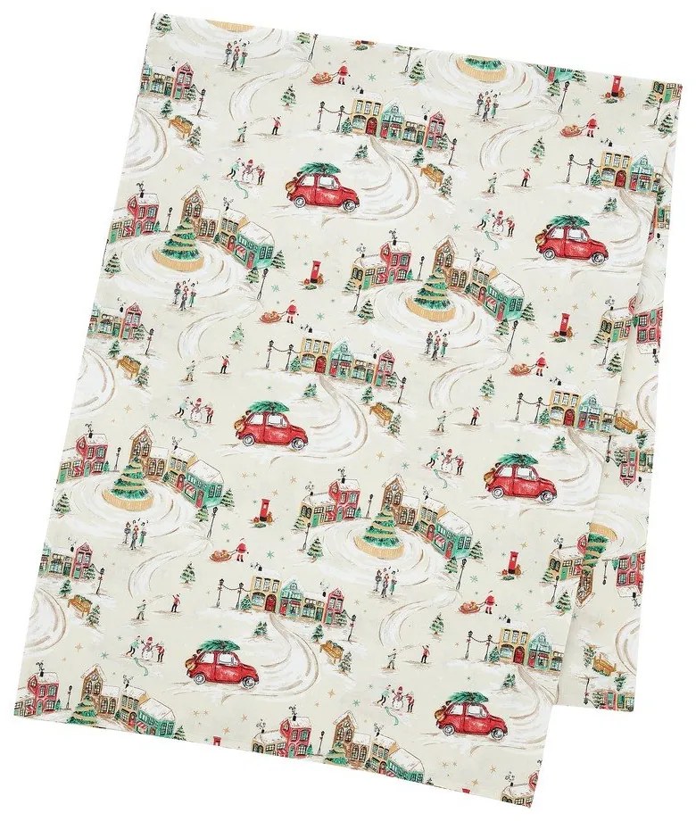 Bawełniany obrus 132x178 cm Christmas Town – Catherine Lansfield