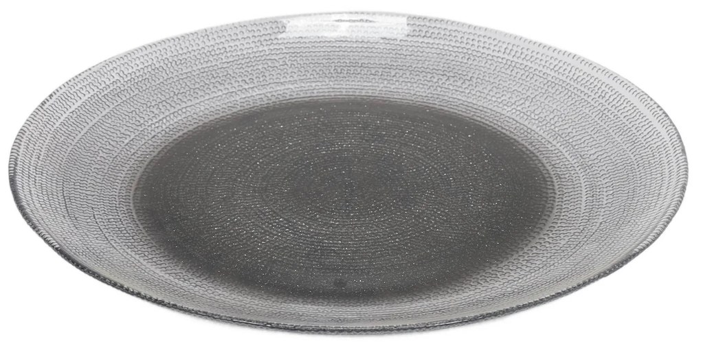 Szklany talerz płaski LAKRIS, Ø 28 cm
