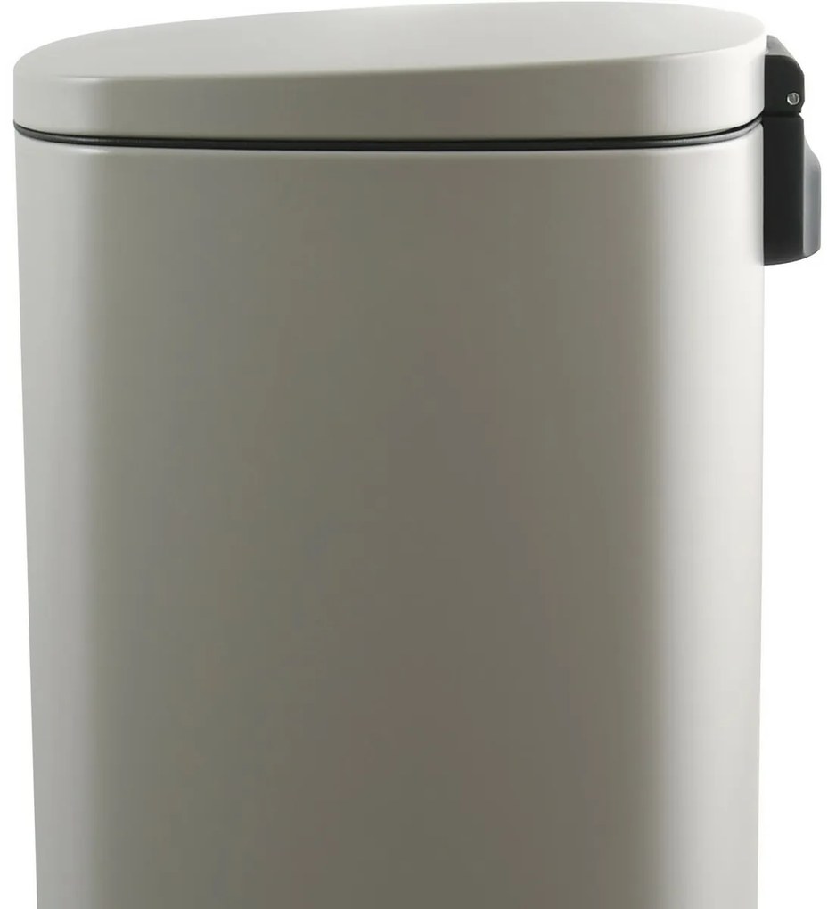 Spirella Kosz na śmieci z pedałem soft-close Akira 50 l, matowy szaro-brązowy, 50 l