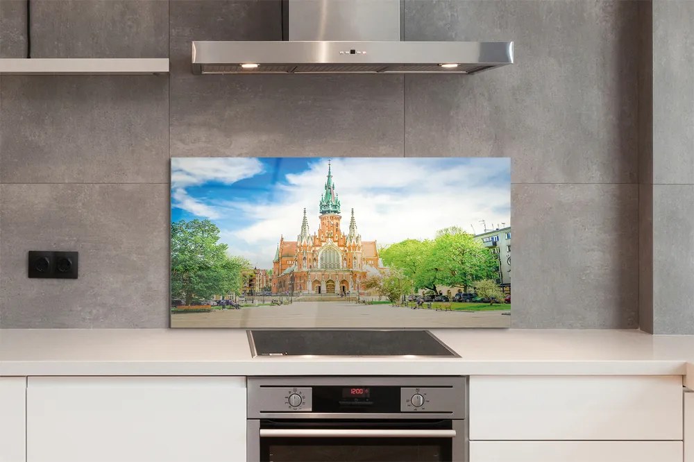 Szkło do Kuchni na Ścianę Katedra Wawelska