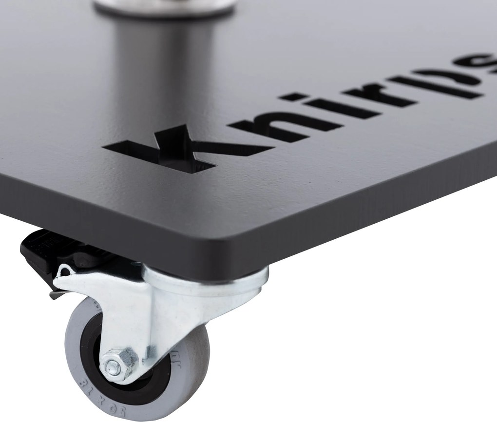 KNIRPS 50 kg - mobilny stalowy stojak do parasola na kółkach